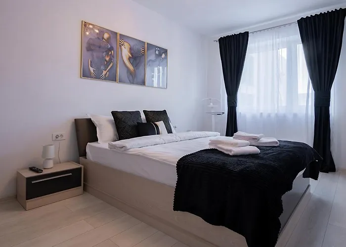 Lejlighed Modern 1br Coresi-free Private Parking By Mm Host *